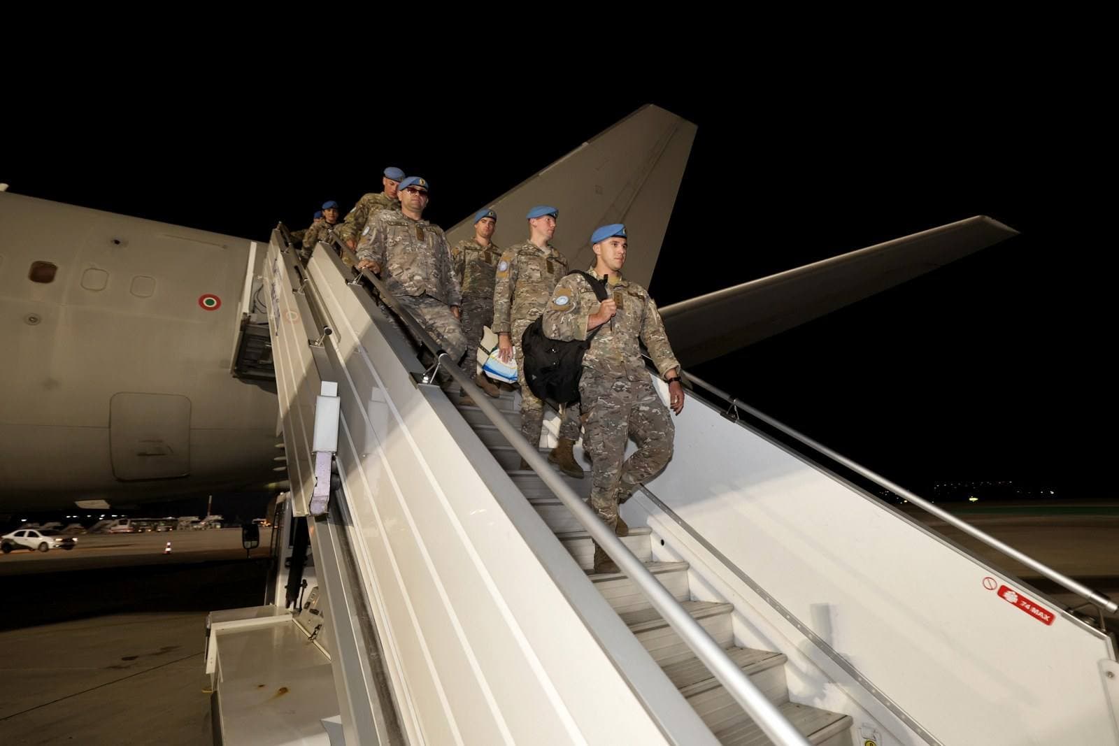 FOTO // Militarii moldoveni din misiunea ONU în Liban au revenit acasă