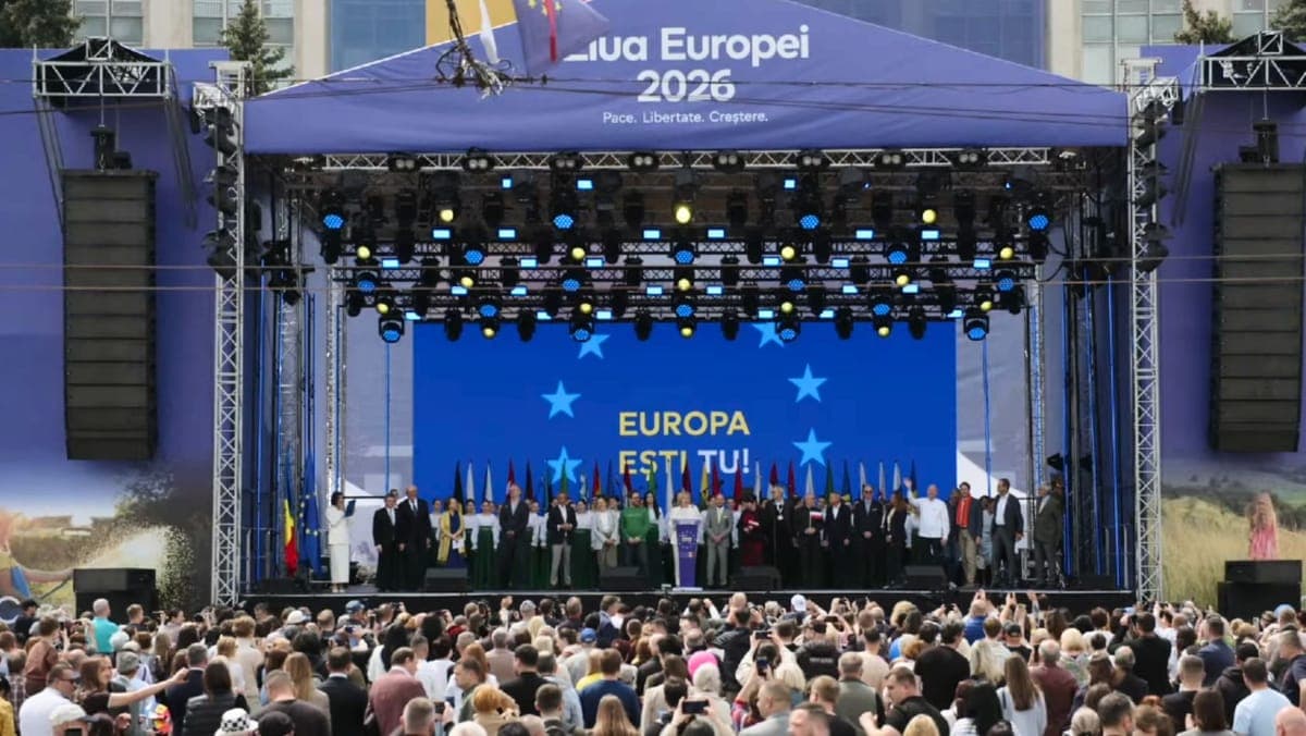 De Ziua Europei, în PMAN a fost inaugurat Orășelul European