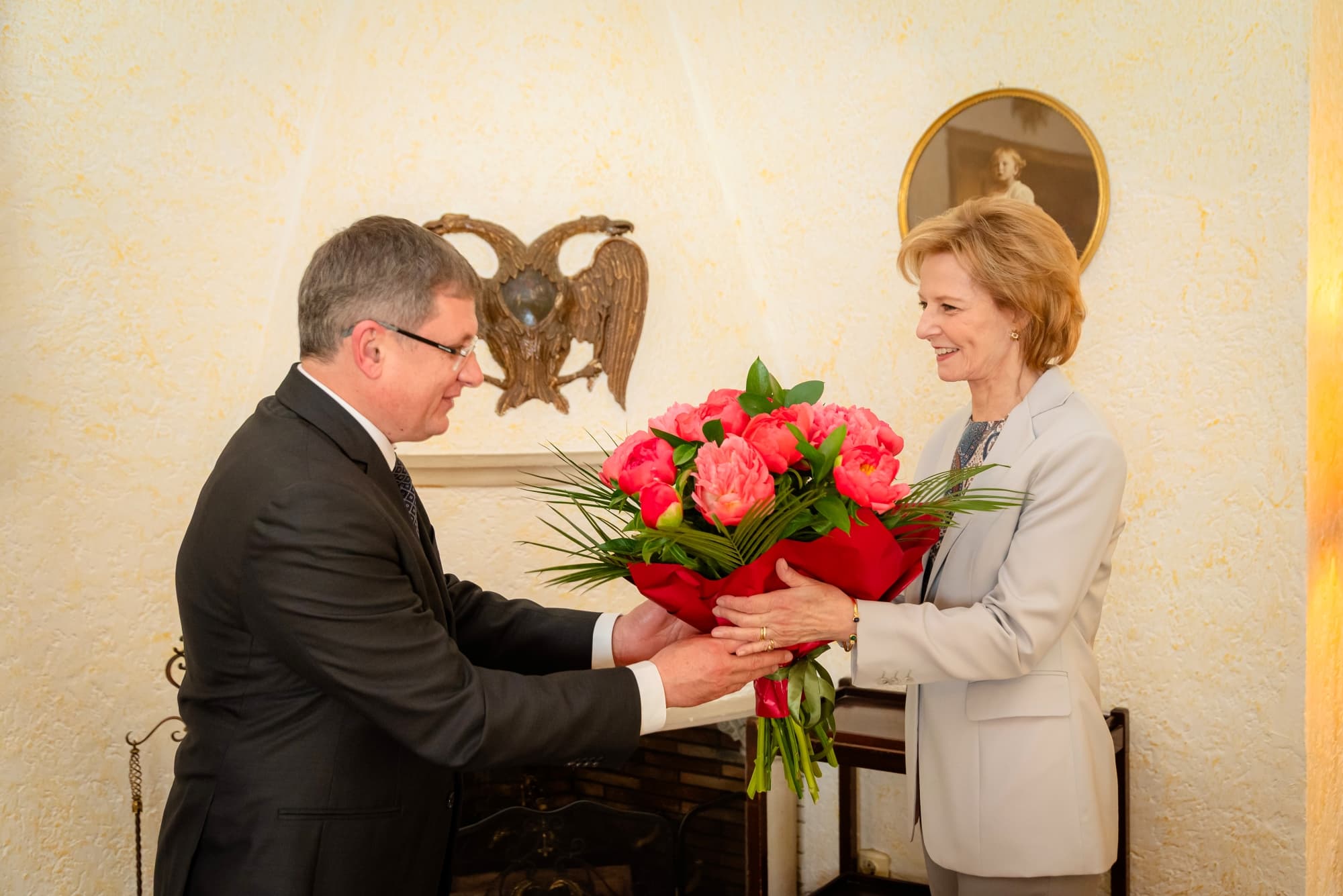 FOTO // Igor Grosu, primit la Palatul Elisabeta: Apreciem în mod deosebit eforturile constante ale Coroanei României în sprijinul Republicii Moldova