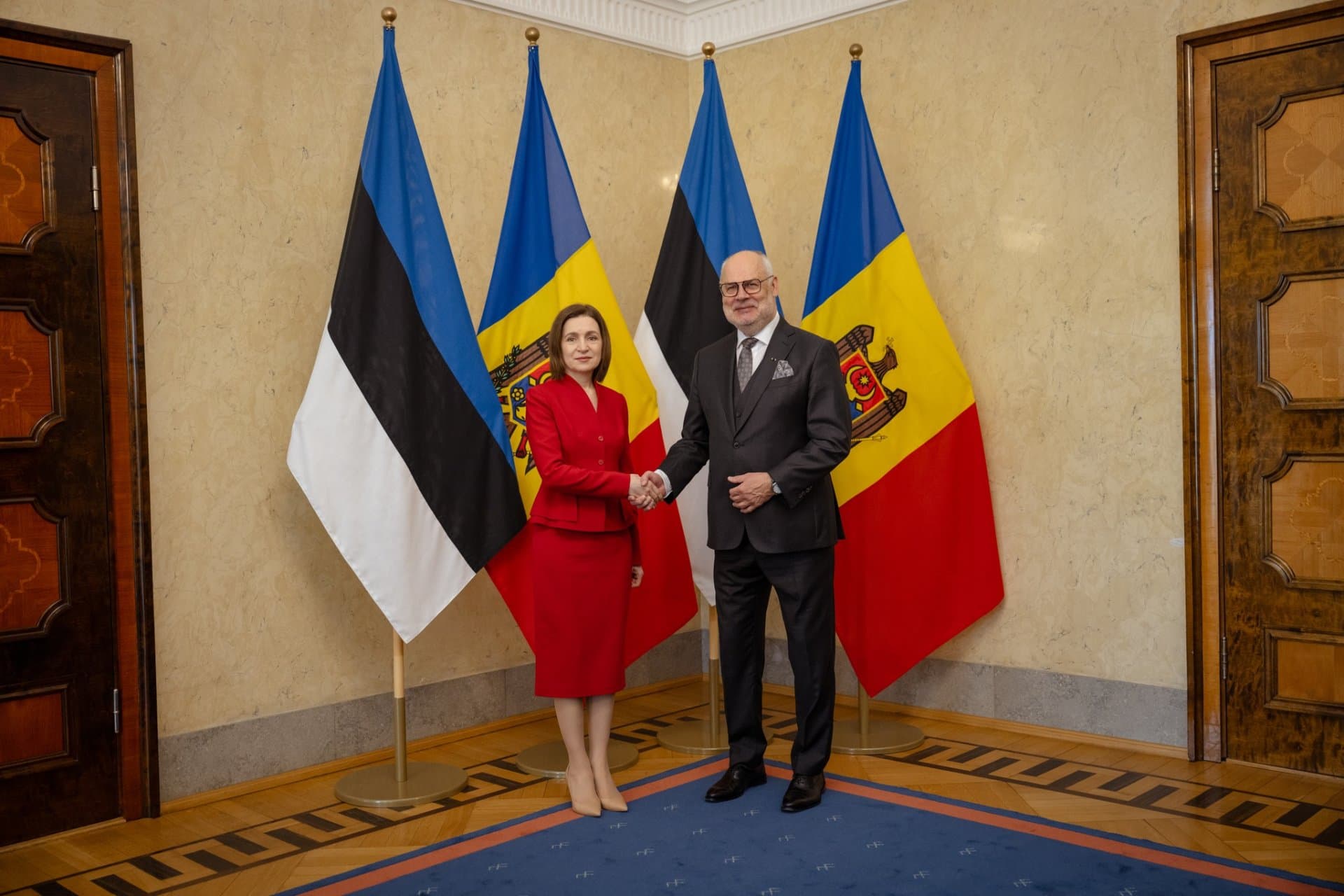 Președintele Estoniei, Alar Karis, după întrevederea cu Maia Sandu: R. Moldova aparține Europei. Apreciem mult că avansați în această cale