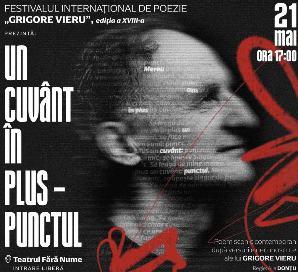 ICR sprijină organizarea Festivalului Internațional de Poezie „Grigore Vieru” prin acordarea a 2 premii speciale
