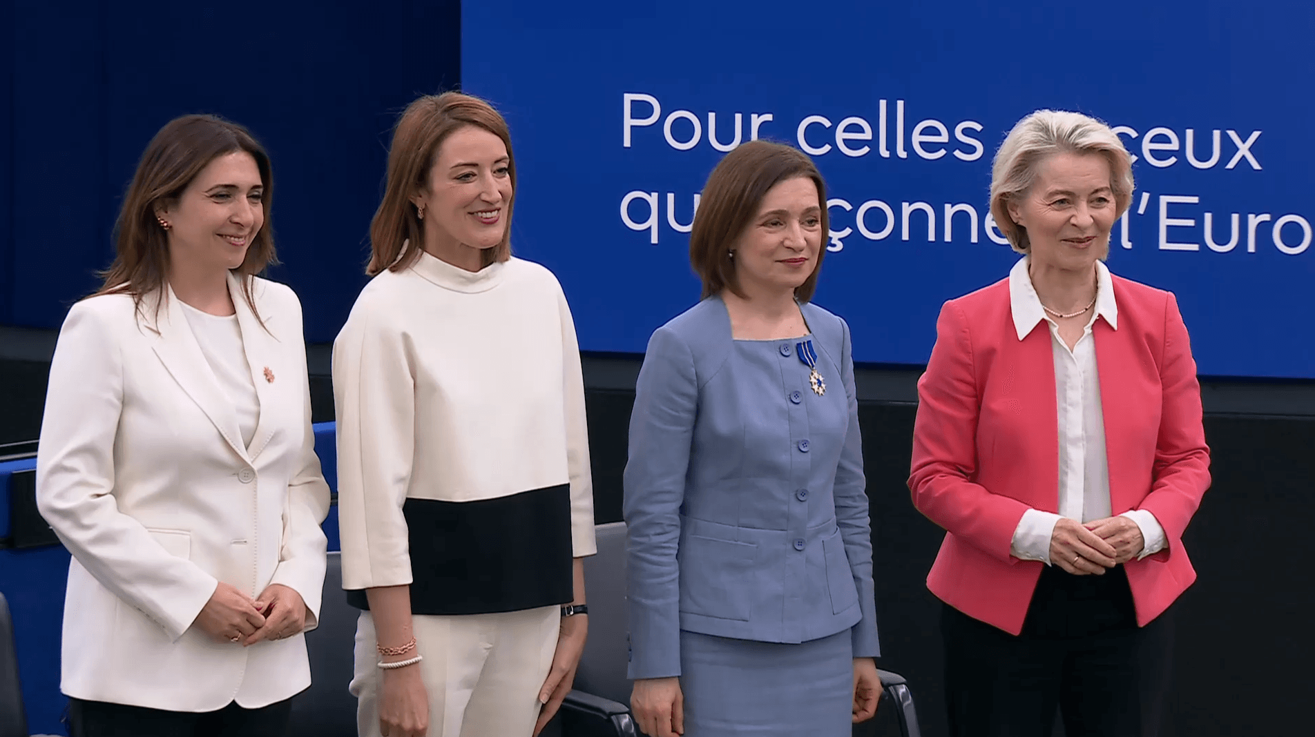 Maia Sandu, decernată cu Ordinul European de Merit: Remunerați acest merit, lăsați-ne să continuăm parcursul european
