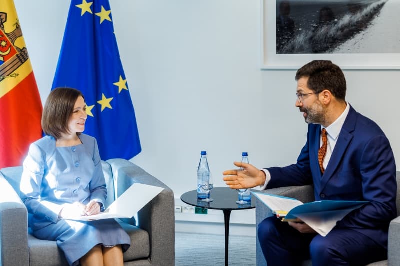 Maia Sandu, întrevedere cu președintele GRECO: Reforma justiției și lupta anticorupție rămân priorități pentru R. Moldova