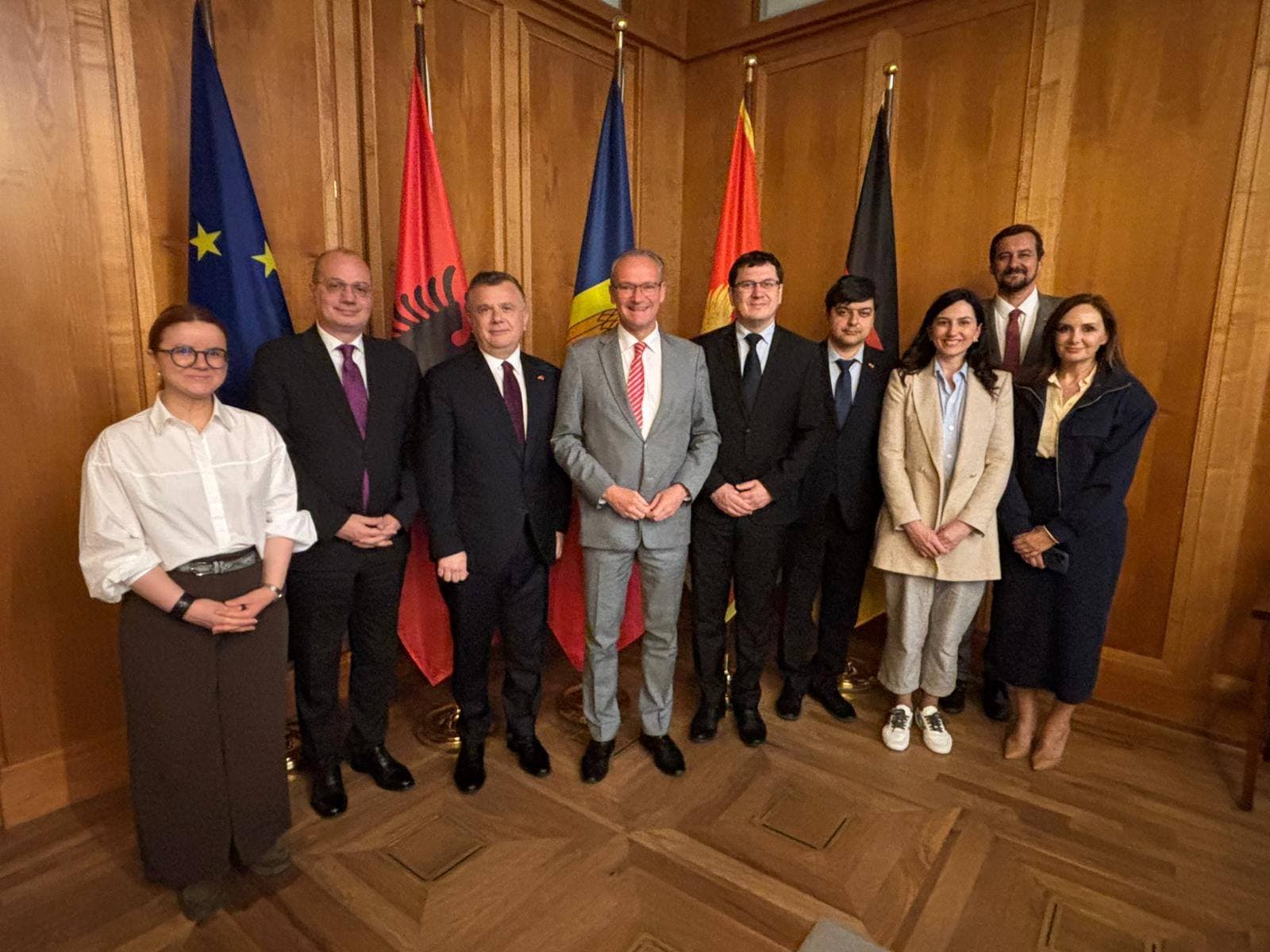 Marcel Spatari, într-o primă vizită comună la Berlin, alături de omologii săi din Albania și Muntenegru: „Am simțit susținere plenară”