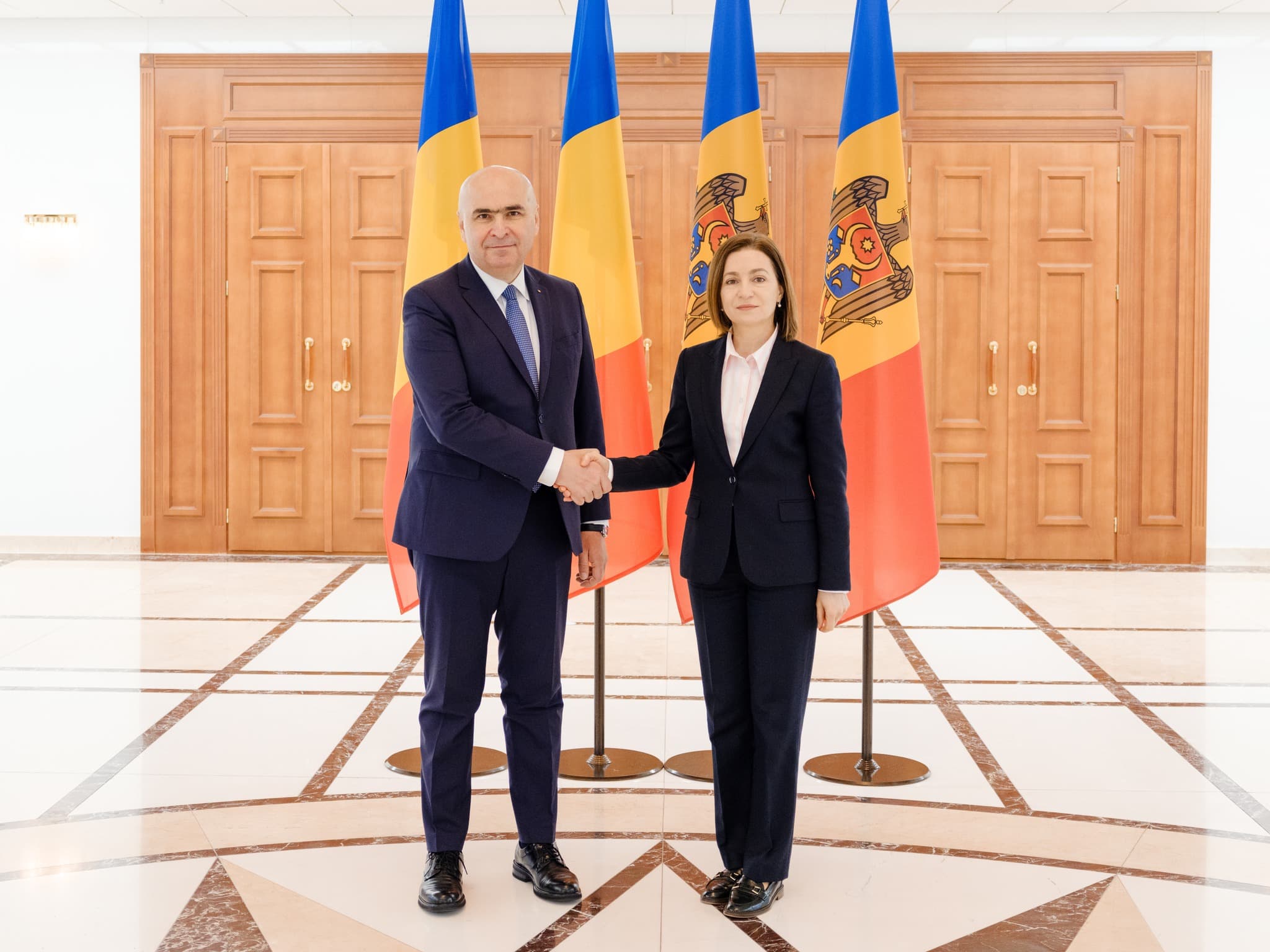Maia Sandu, după întrevederea cu Ilie Bolojan: Ne dorim să trăim în siguranță, fără explozii, fără drone și fără teamă