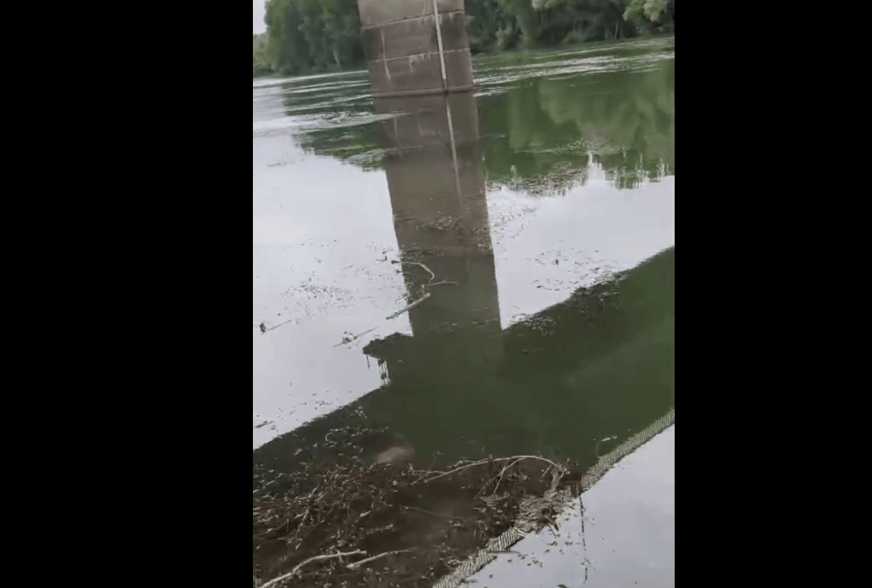 VIDEO // Alertă la Vadul lui Vodă. Autoritățile desfășoară verificări după semnalarea unor noi pete de poluare pe Nistru