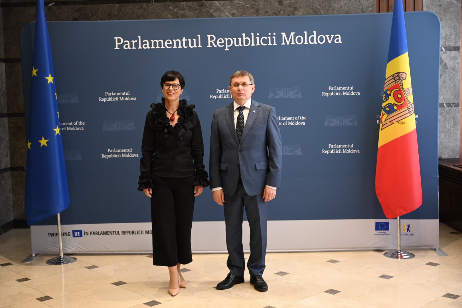 FOTO // Rolul Parlamentului în implementarea reformelor europene, discutat de Marta Kos și Igor Grosu