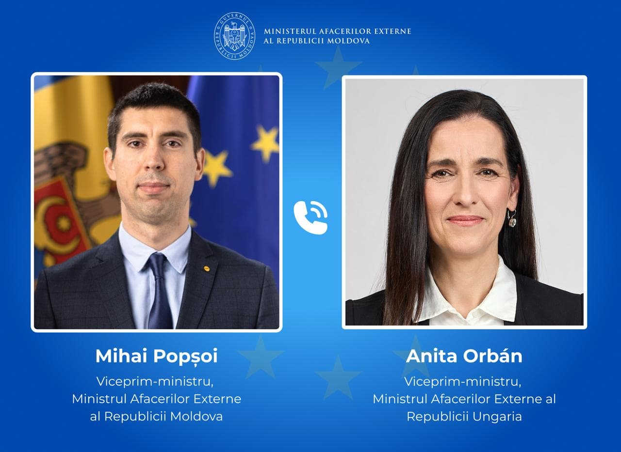 Chișinăul mizează pe sprijinul Budapestei în procesul de aderare la UE. Subiectul, discutat de Mihai Popșoi cu omologul său maghiar