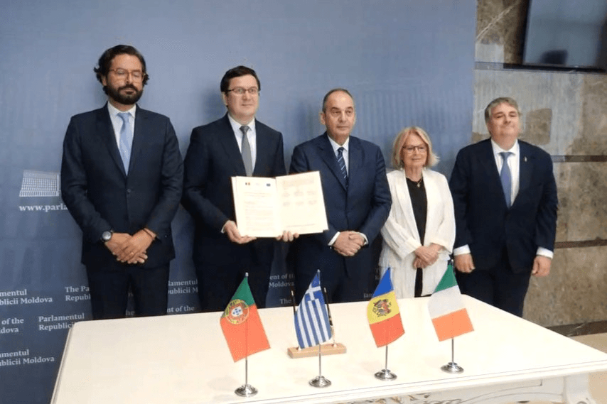 Declarație de sprijin pentru aderarea Republicii Moldova la UE, semnată la Chișinău de mai multe state europene