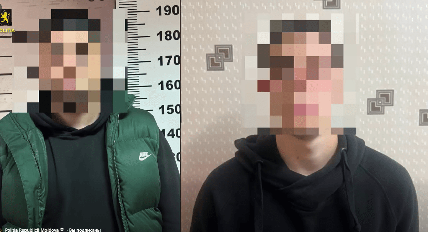 VIDEO // Telefoane mobile în valoare de 65 de mii de lei, furate în plină stradă. Un minor și un tânăr, reținuți