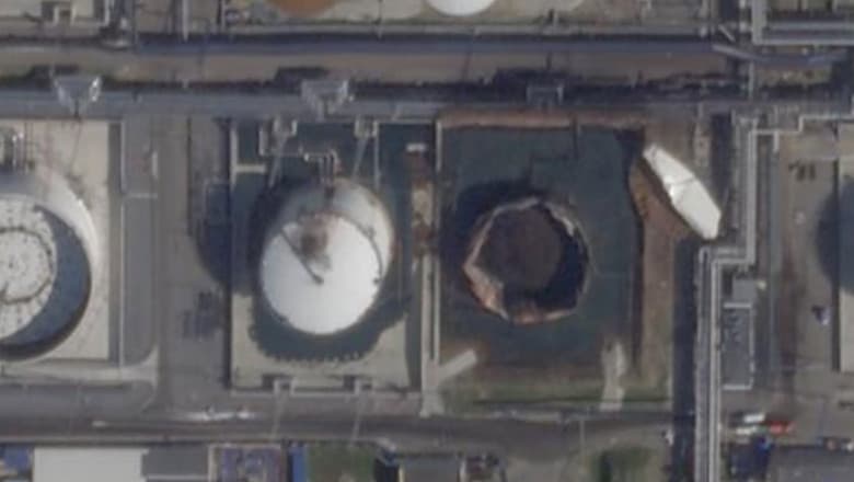 FOTO // Cum arată rafinăria lovită din Moscova. Imagini după cel mai mare atac cu drone asupra capitalei Rusiei de la începutul războiului