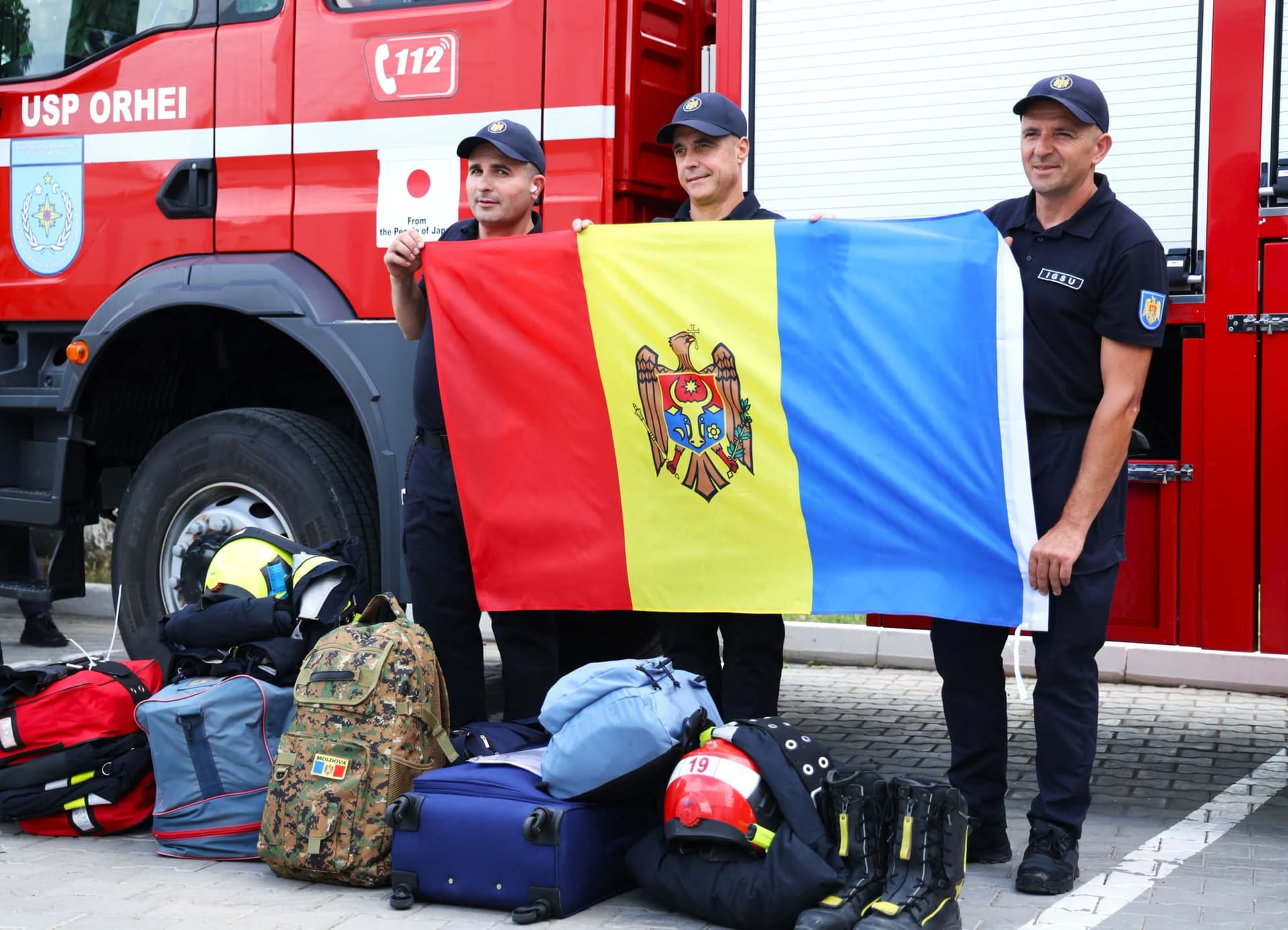 FOTO // Pompierii din R. Moldova, pregătiți să intervină în sprijinul Greciei pentru stingerea incendiilor forestiere
