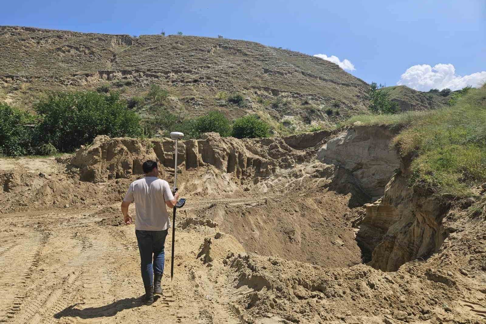 Controale la exploatarea argilei și nisipului în localitatea Văleni din raionul Cahul
