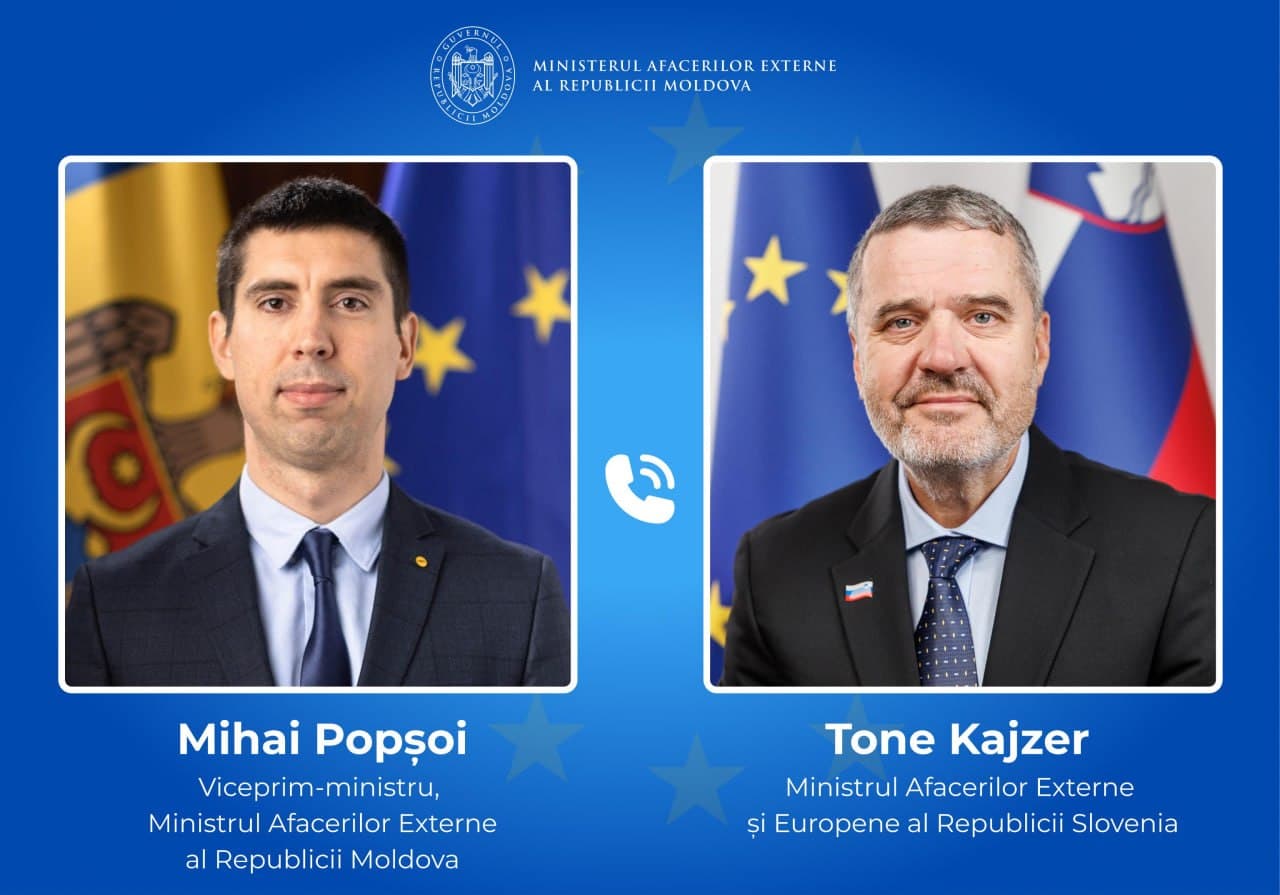 Mihai Popșoi, discuție telefonică cu noul ministru de externe al Sloveniei. Dezvoltarea relațiilor economice bilaterale, printre subiectele abordate