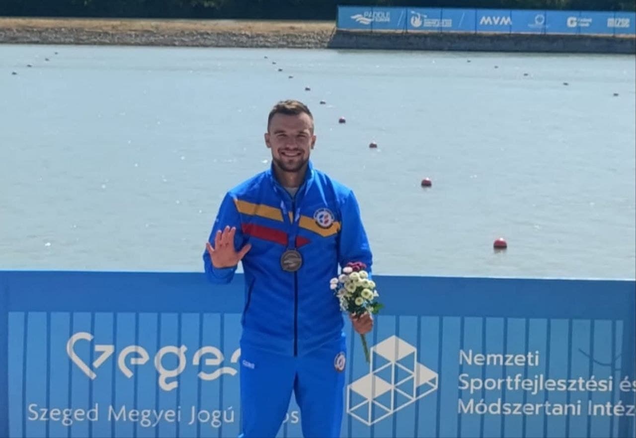 Canotorul Mihai Chihaia a cucerit medalia de bronz la Campionatul Mondial U-23