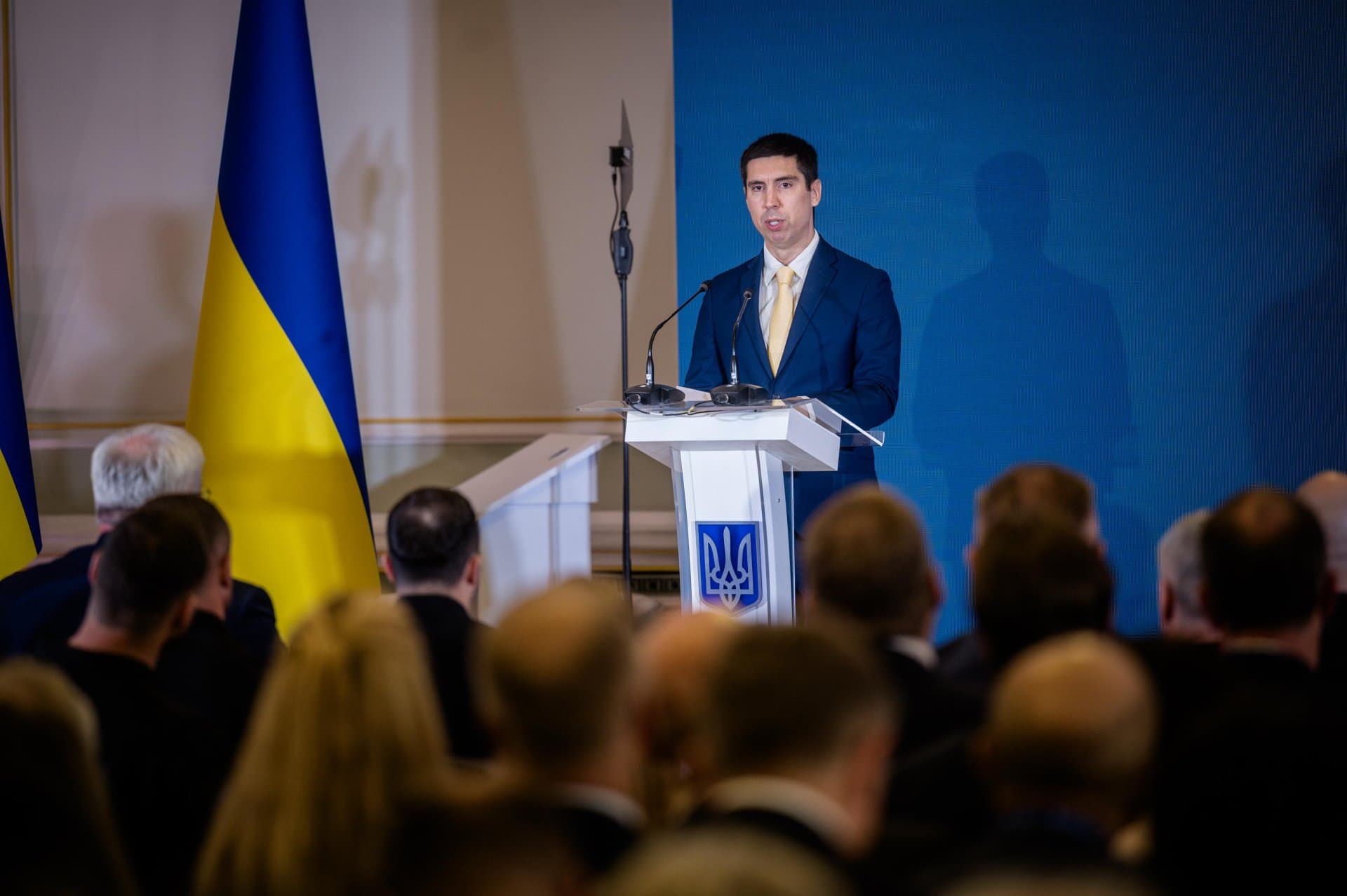 VIDEO // Mihai Popșoi, la Reuniunea șefilor misiunilor diplomatice ale Ucrainei: „Republica Moldova a făcut alegerea. Ne-am alăturat Ucrainei”