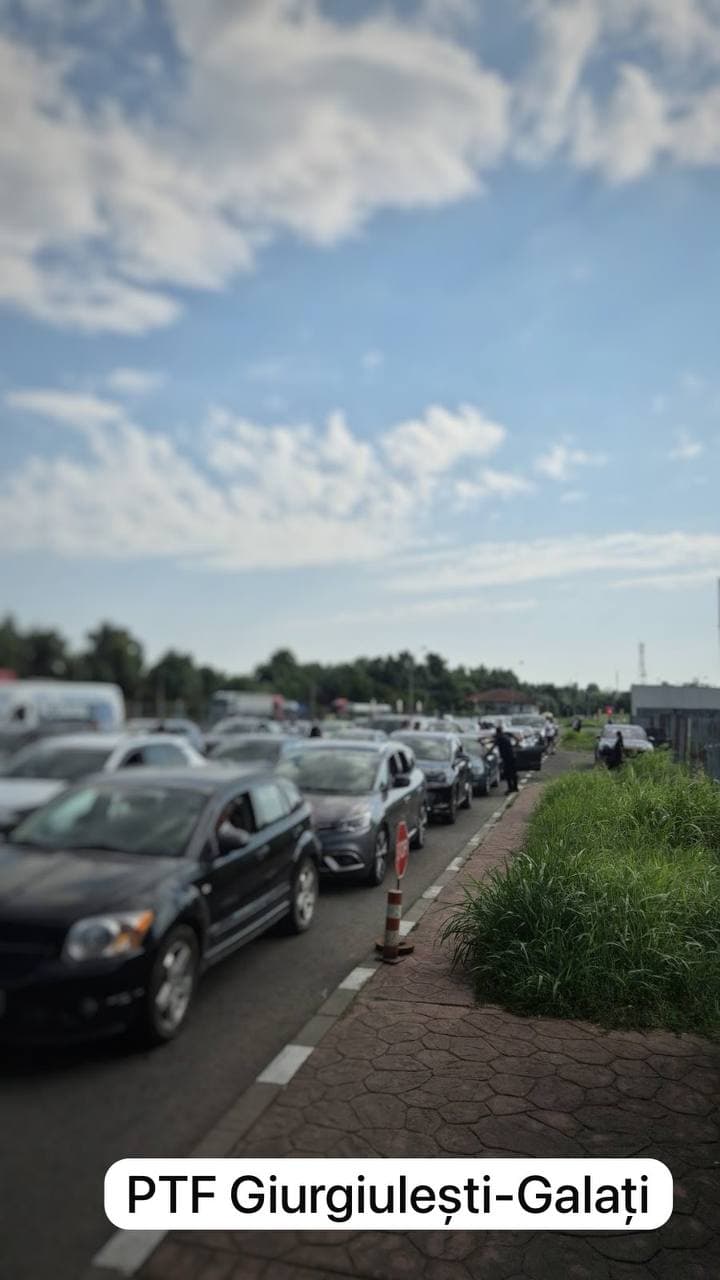 Atenție, călători! Trafic intens la PTF Giurgiulești–Galați