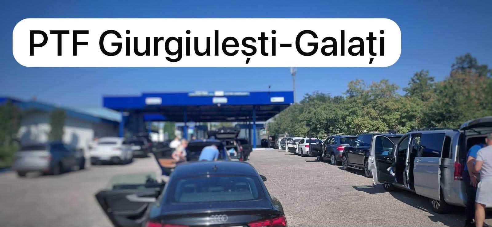 Atenție, călători! Aglomerație mare la intrarea în R. Moldova, prin punctul Giurgiulești-Galați