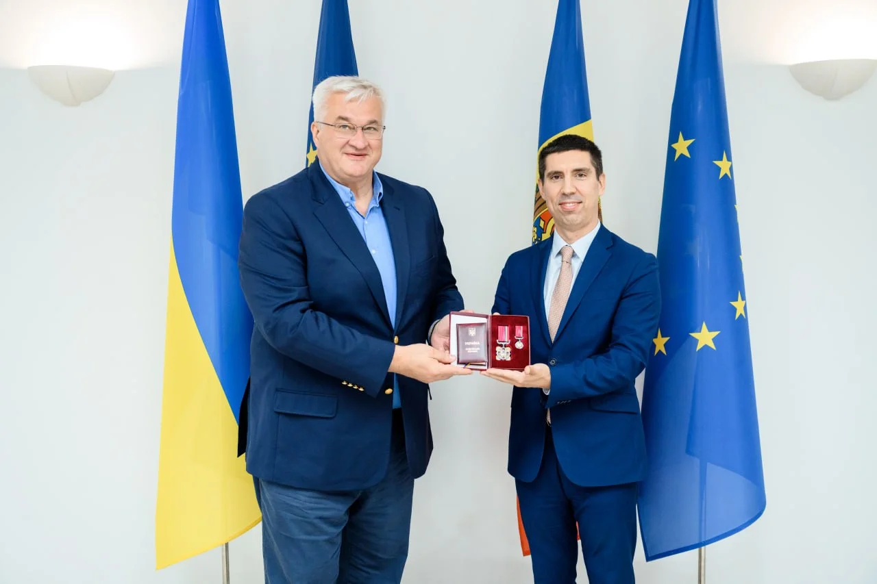 FOTO // Popșoi, după întrevederea cu Sîbiha: R. Moldova și Ucraina își unesc eforturile pentru a contracara tentativele Rusiei de destabilizare