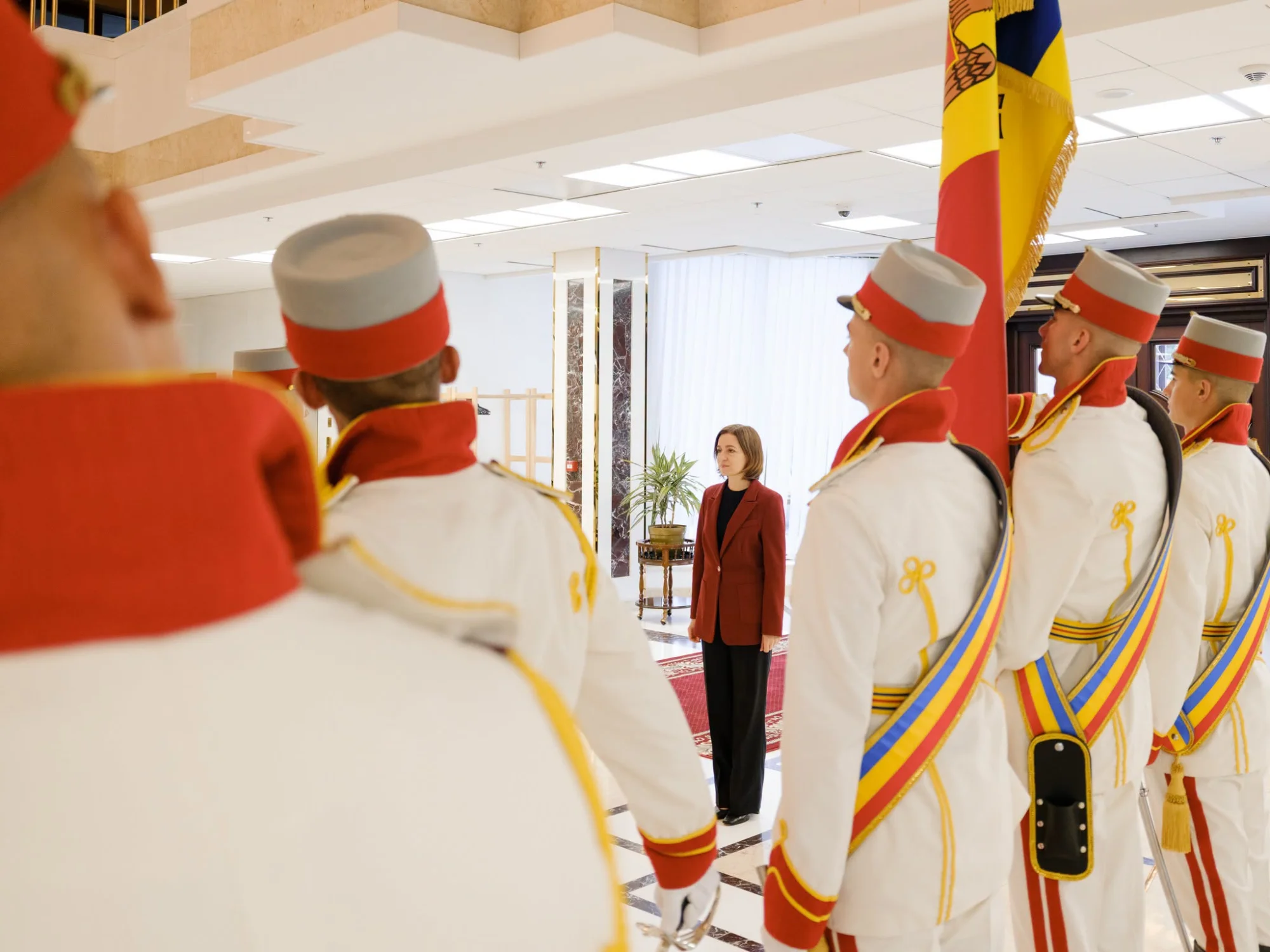 Maia Sandu a primit scrisorile de acreditare din partea a nouă ambasadori