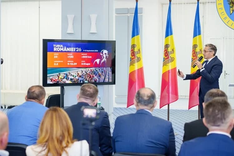 Peste 130 de cicliști pornesc miercuri de la Chișinău în Turul României 2026
