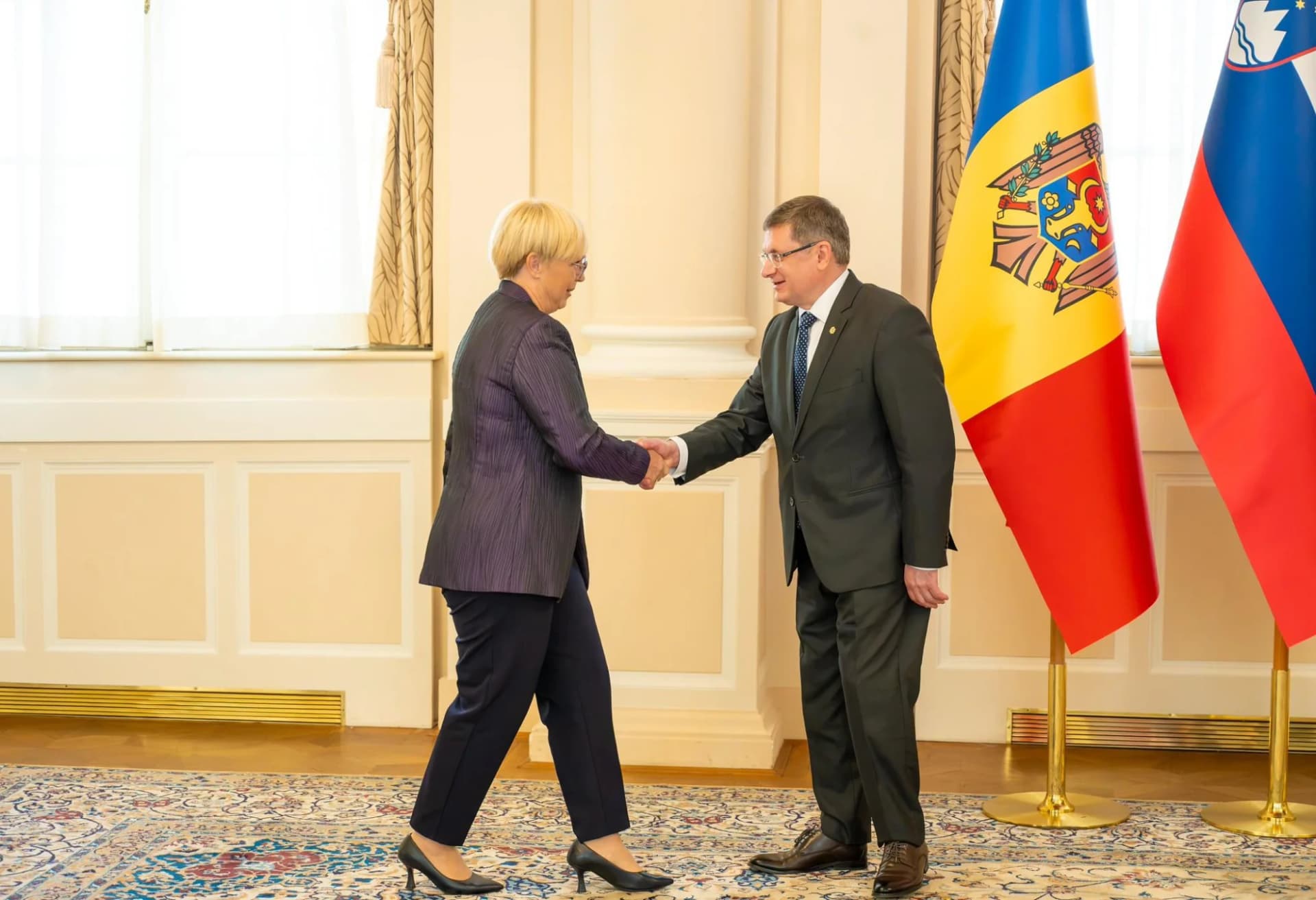 Igor Grosu, discuții cu oficiali sloveni: R. Moldova va continua reformele pentru aderarea la UE și stimularea economiei