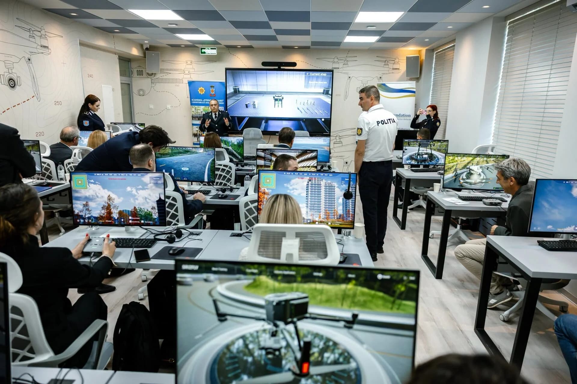 Laborator pentru operarea dronelor, inaugurat la Academia „Ștefan cel Mare”