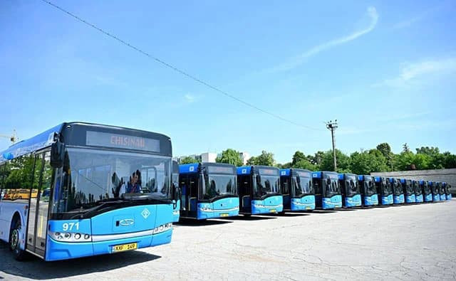 21 de autobuze cu rulaj din Norvegia vor circula în Chișinău