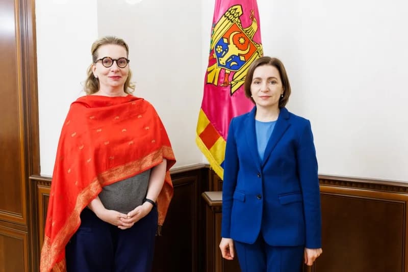 Reforma justiției în R. Moldova și lupta împotriva corupției, discutate de Maia Sandu cu noua șefă a Oficiului Consiliului Europei