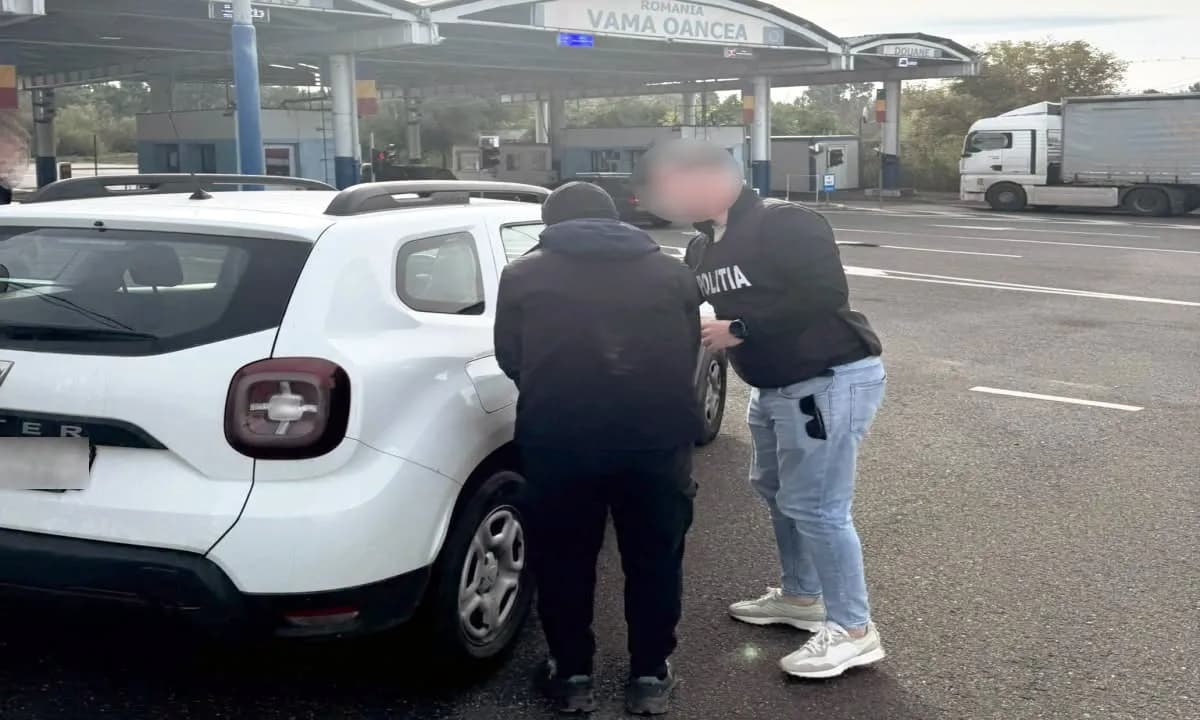Un moldovean, reținut de polițiștii români de frontieră. Era căutat în Franța pentru furt și constituirea unui grup organizat