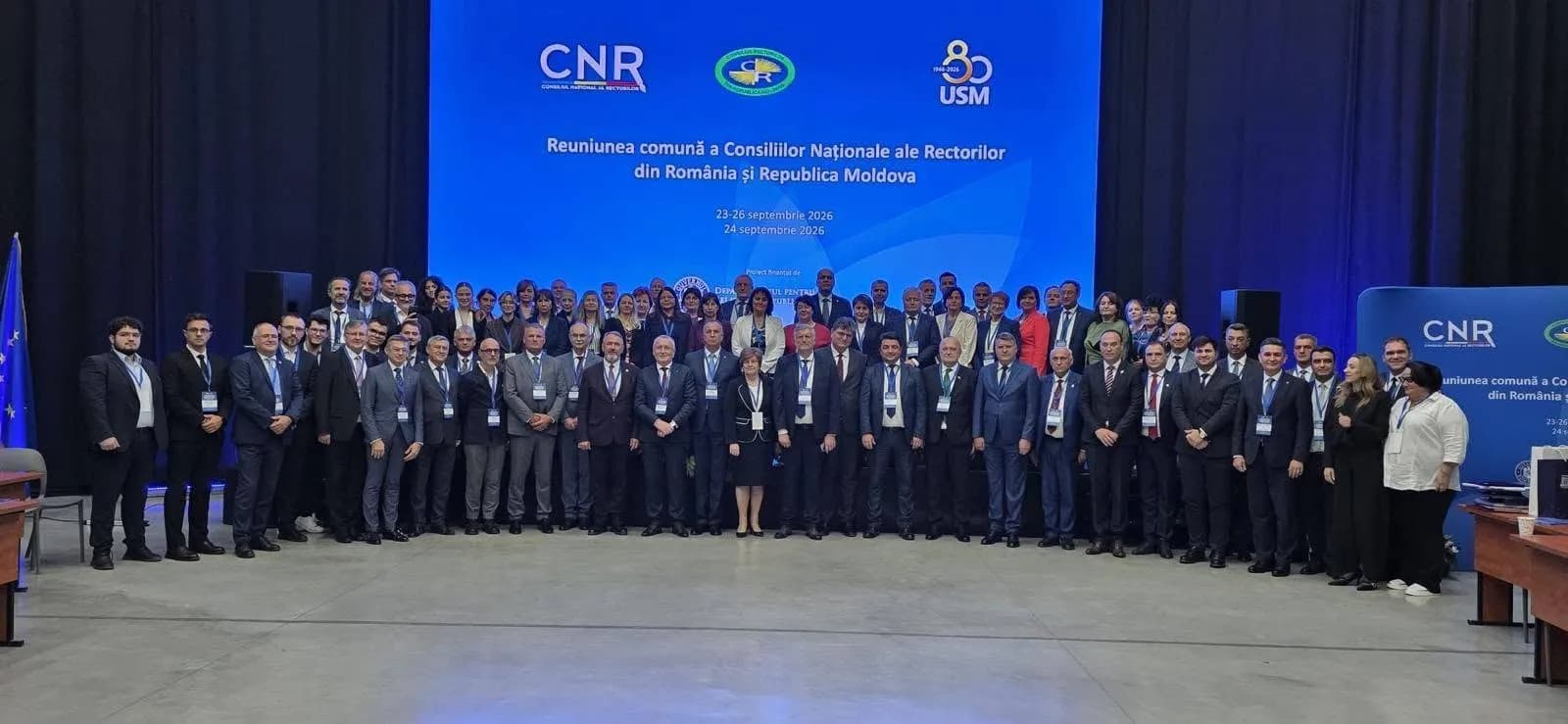 Educația unește. Consiliile Naționale ale Rectorilor din România și R. Moldova s-au reunit la Chișinău, cu suportul financiar al DRRM