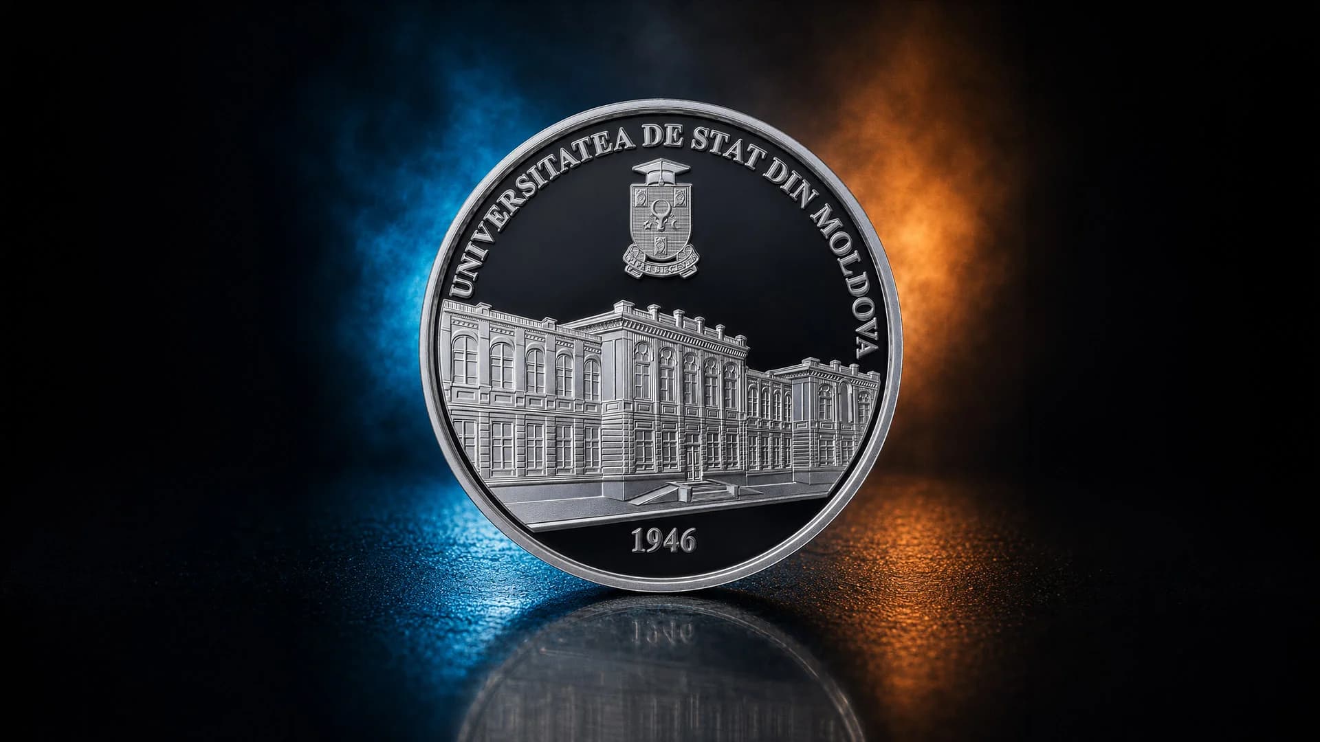 FOTO // BNM lansează o monedă comemorativă dedicată celor 80 de ani de la înființarea USM