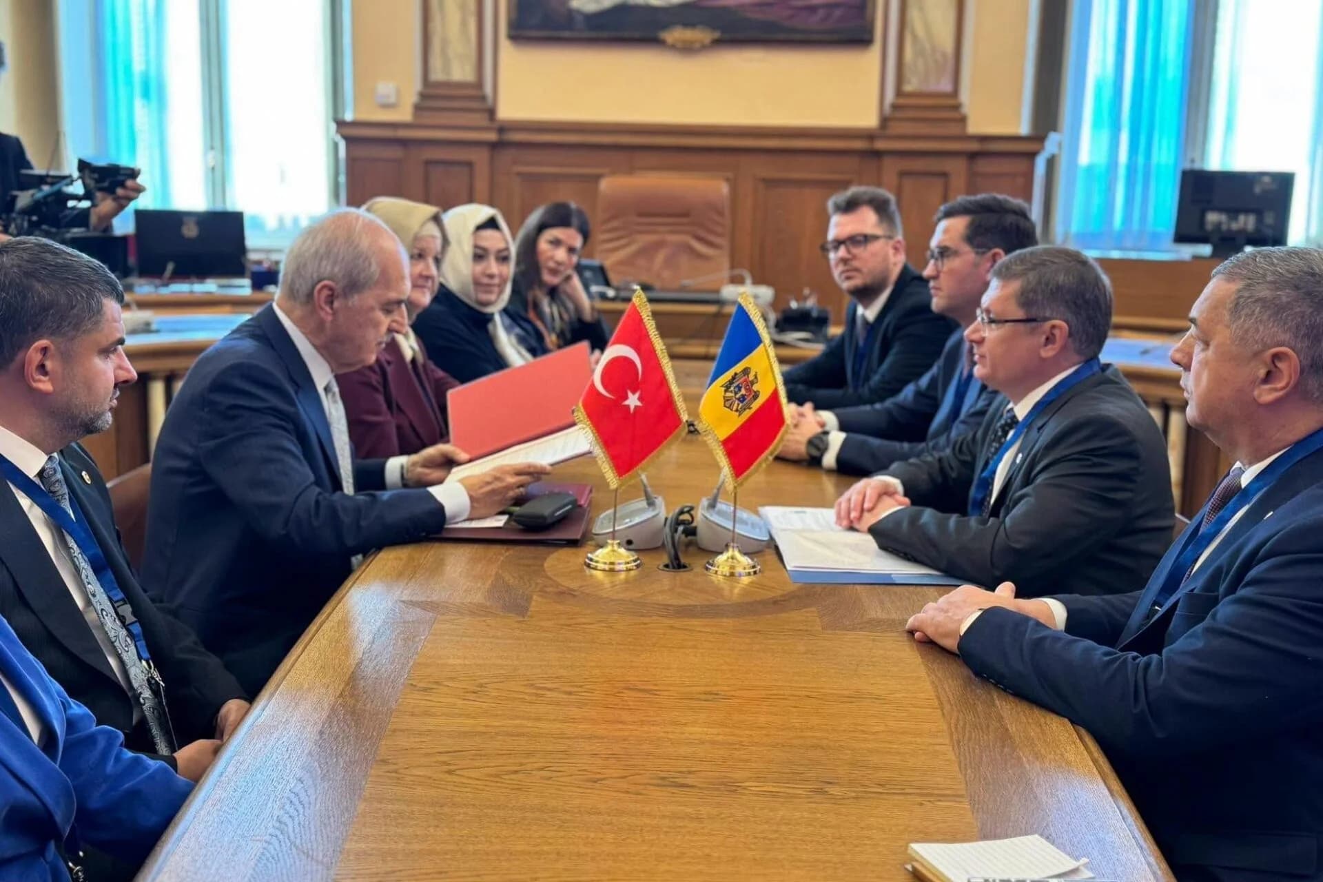 Igor Grosu a discutat cu omologii din Italia, Franța și Turcia despre integrarea europeană și alegerile din Găgăuzia