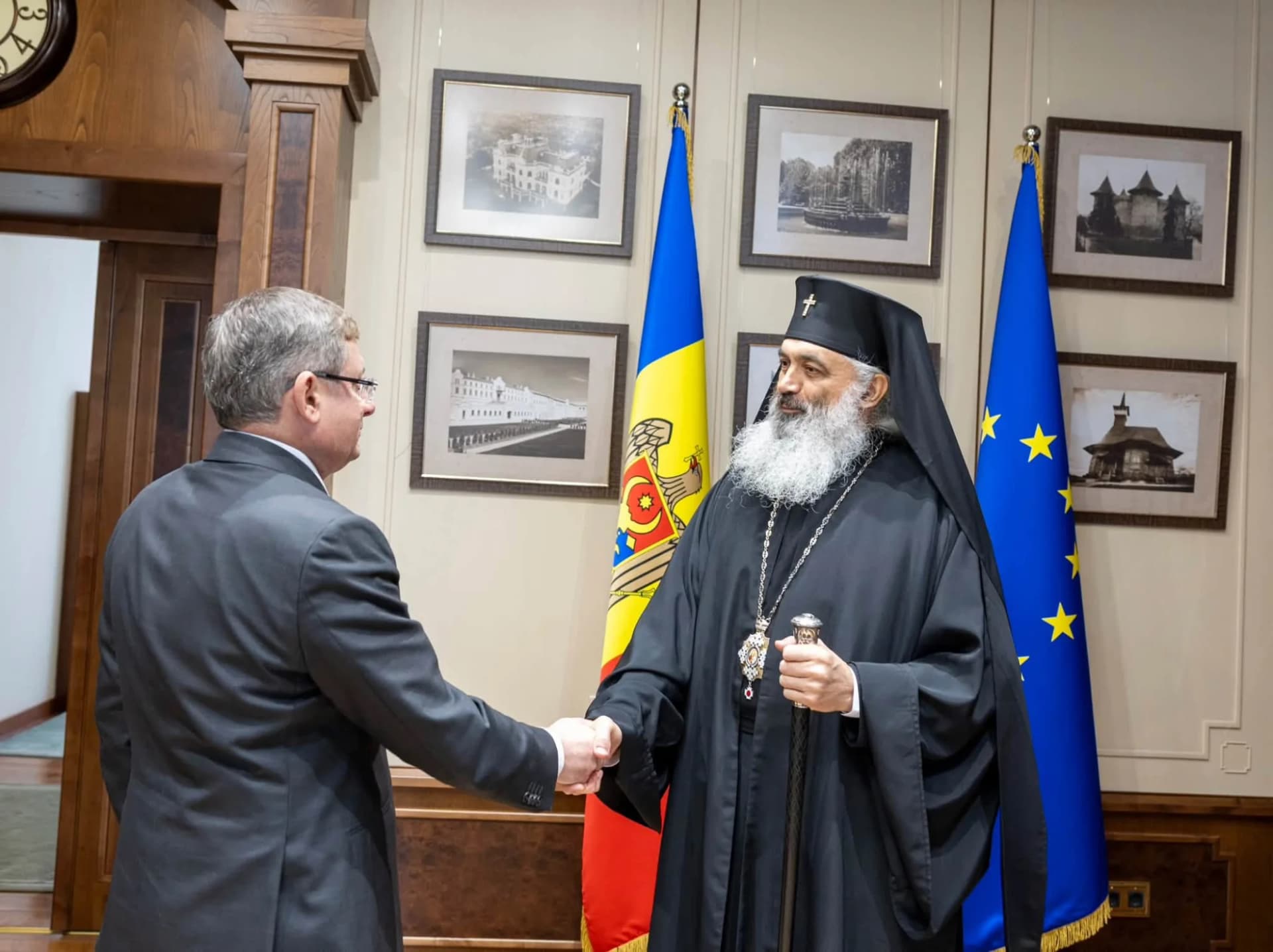 Igor Grosu, întrevedere cu mitropolitul Basarabiei: Am convenit să avem o comunicare cât mai activă, îndeosebi în parcursul nostru de integrare europeană