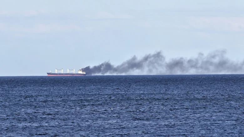 Încă o navă lovită de drone în Marea Neagră. Vasul se scufundă în apropiere de Constanța. Un marinar a murit, trei sunt dispăruți